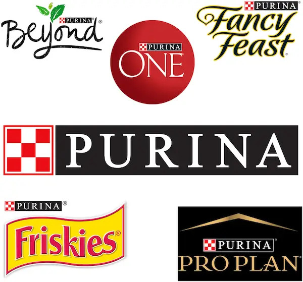 Purina cat food, a brand adhering to WSAVA guidelines for quality and nutritional standards