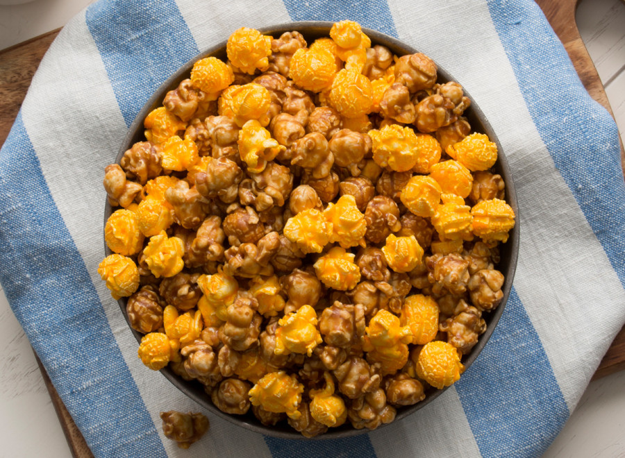 Close up of Garrett Mix Popcorn