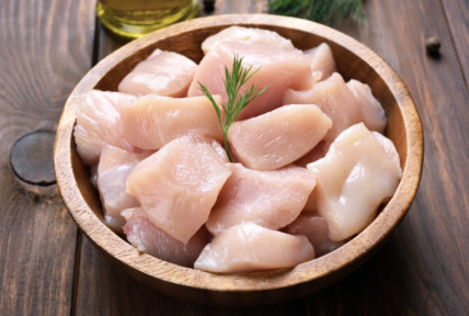 chopped chicken can be used for puppy food recipe