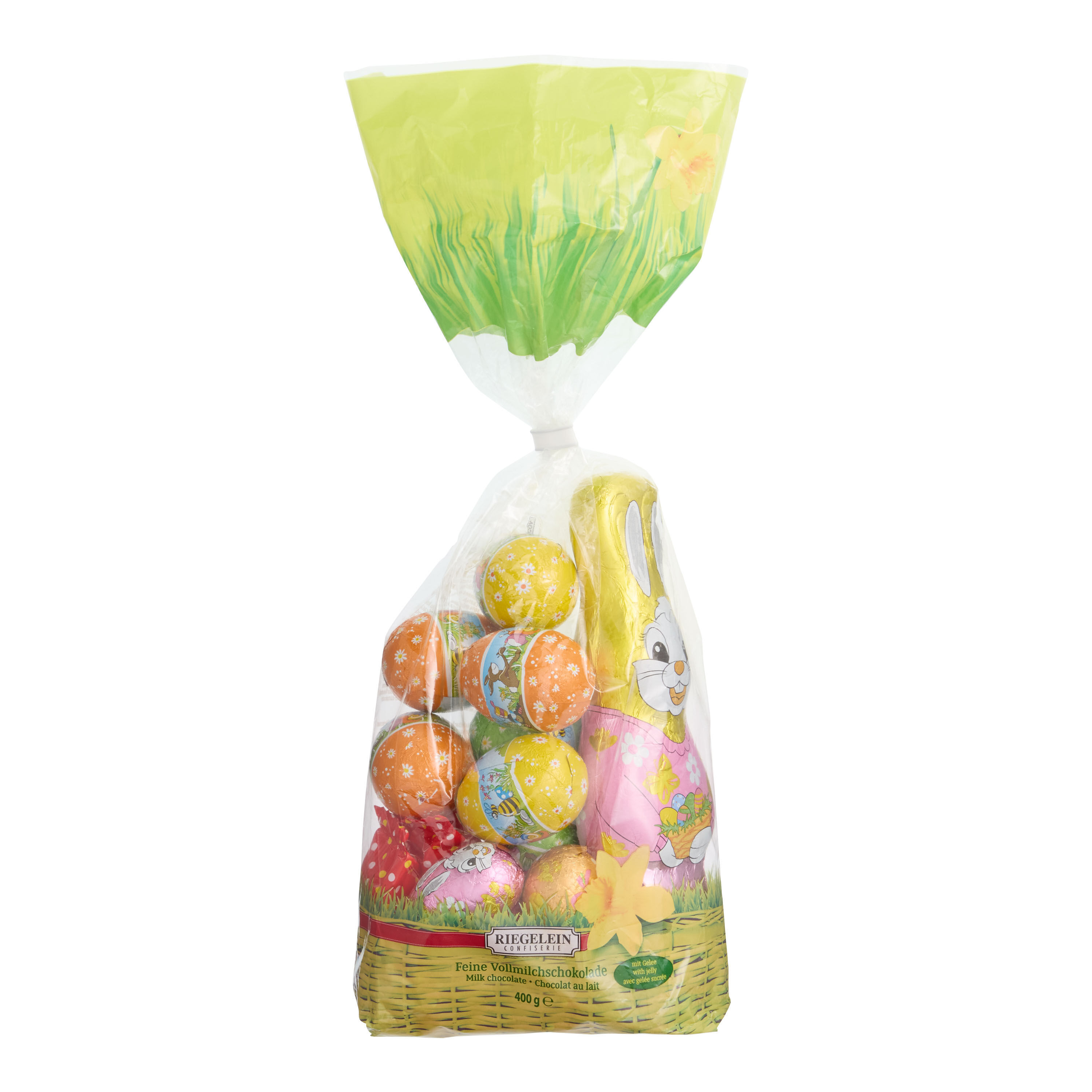 Image of Riegelein Easter Milk Chocolate Bunny and Eggs Bag