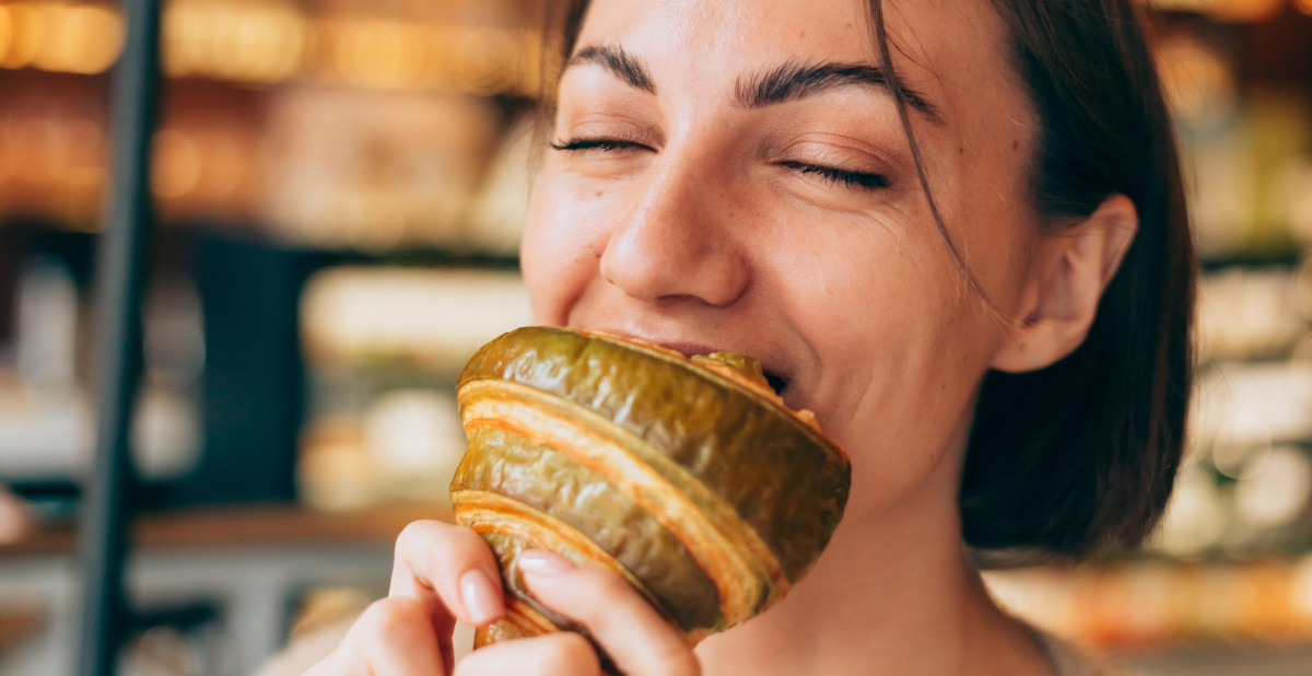 Woman eating