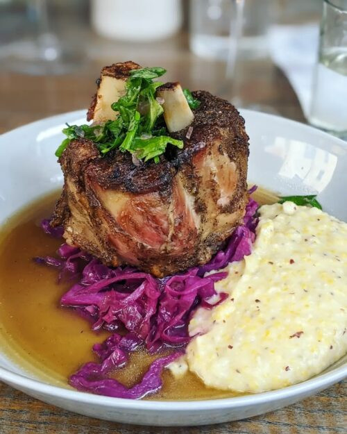 Pork osso buco at J.C. Holdway