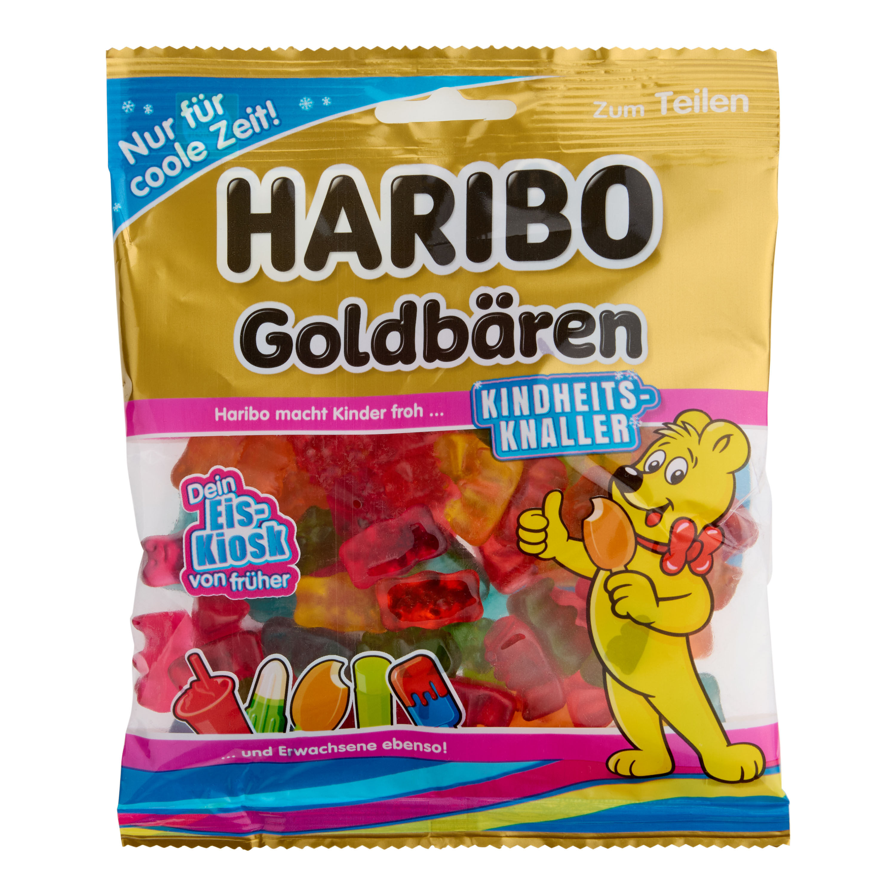 Haribo Limited Edition Popsicle Gold Bear Gummy Candy