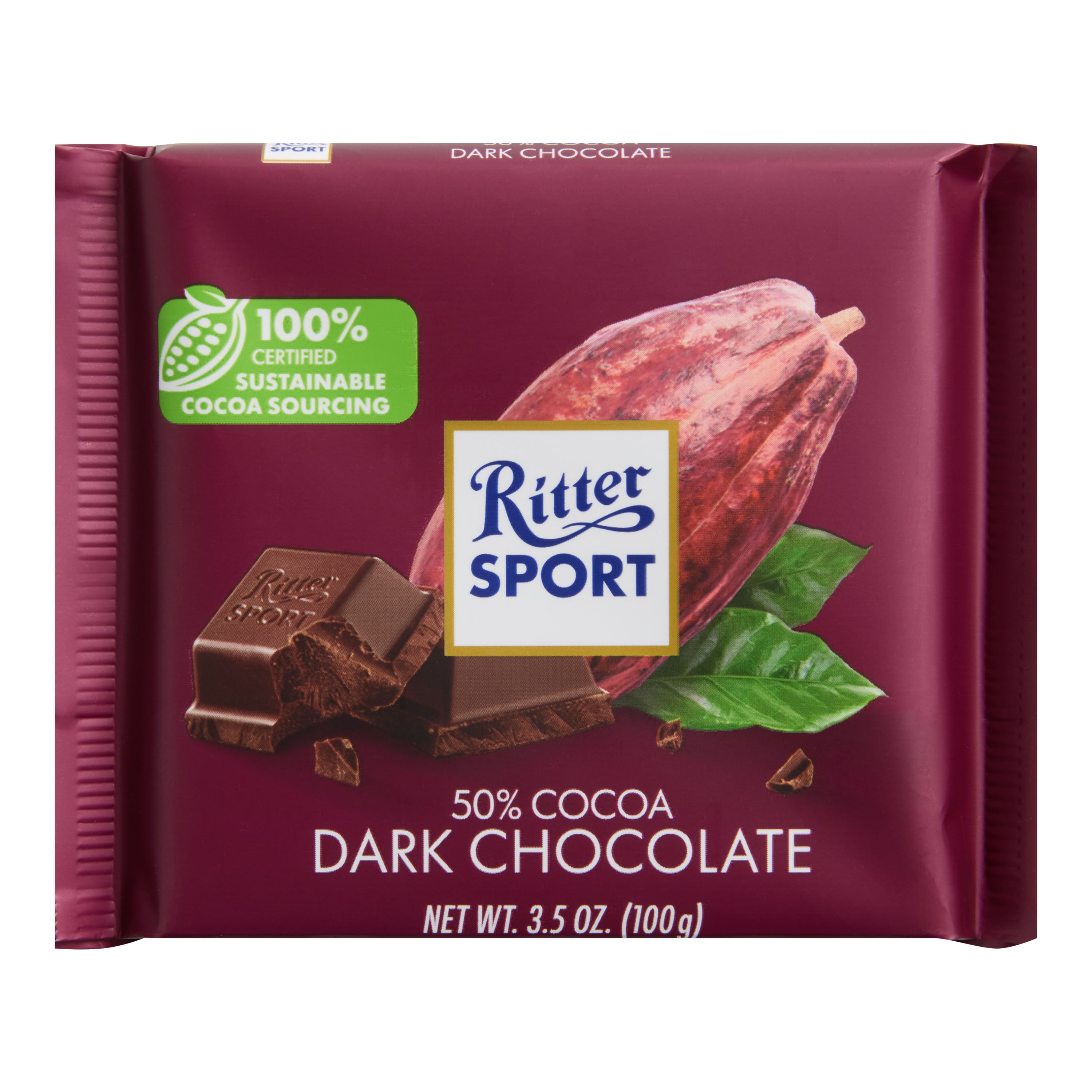Ritter Sport Dark Chocolate Bar