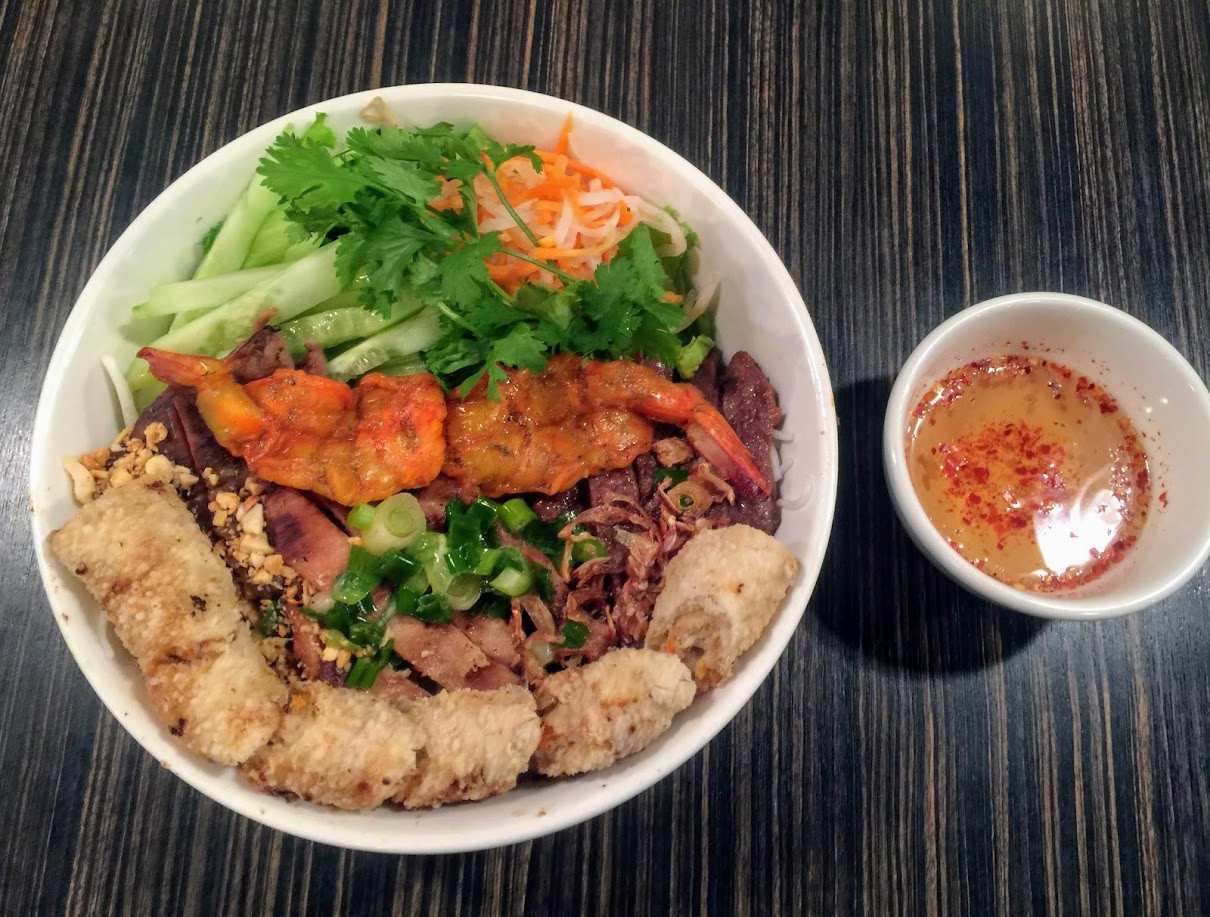 What The Pho, Denver, Colorado, known for the best waiter and rich flavor