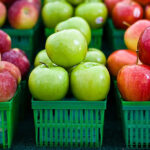 Fresh and vibrant apples