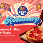 Celebrating 40 years of the Pizza Hut BOOK IT! program, rewarding young readers with free personal pan pizzas and fostering a love for reading since 1984