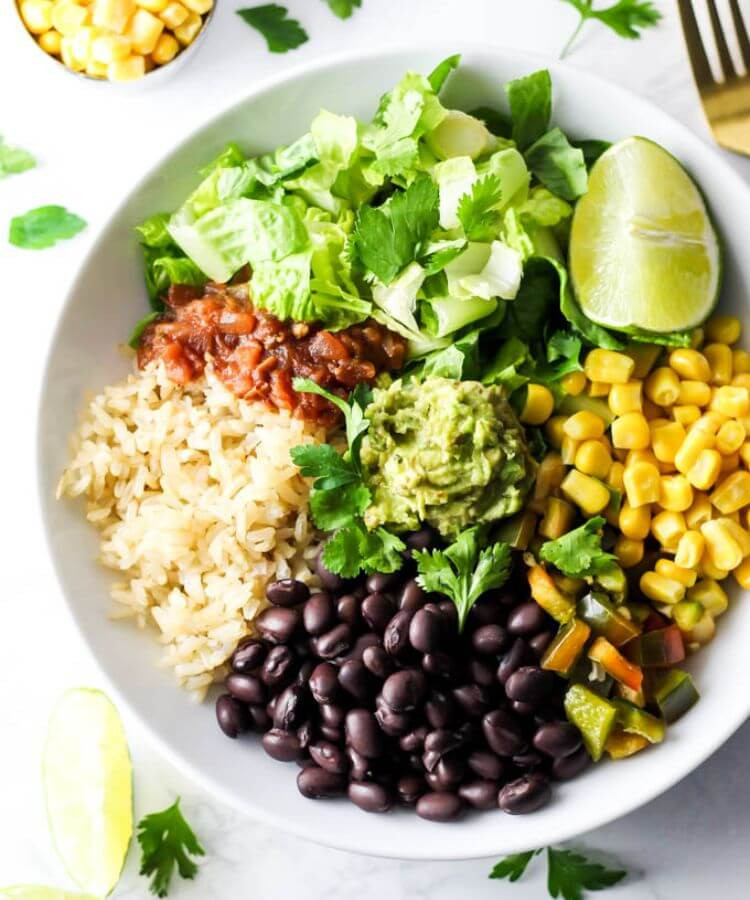 easy vegan burrito bowl recipe