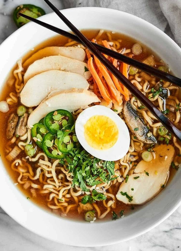 slow cooker ramen easy dinner recipe