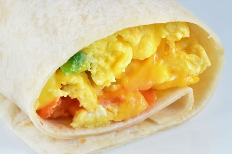 Taco Bell Cheesy Toasted Breakfast Burrito