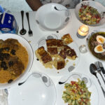 Traditional Tunisian meal