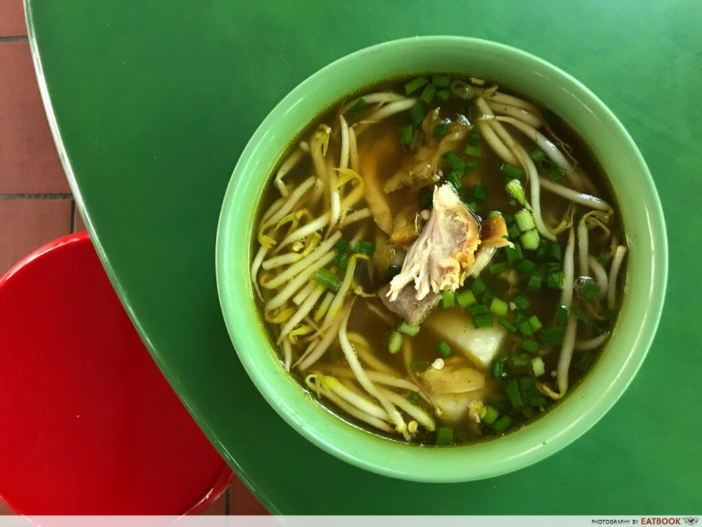 The Green Leaf offers affordable Malay dishes like Mee Rebus, a noodle dish with sweet potato gravy