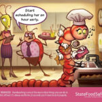 Where Can A Food Worker Wash Her Hands Properly?