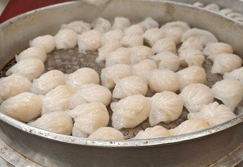 Selection of Dim Sum at Good Mong Kok Bakery San Francisco