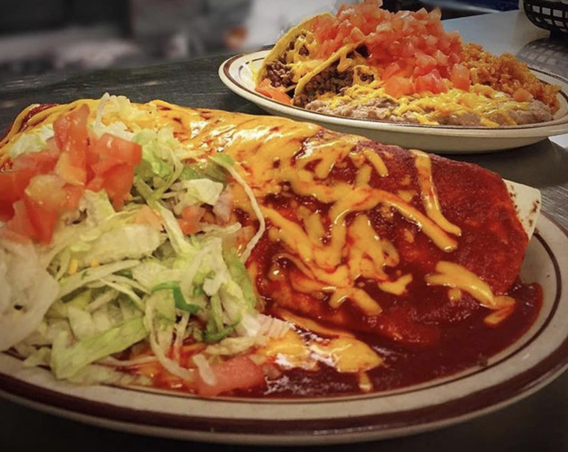 El Charritos Breakfast Burrito