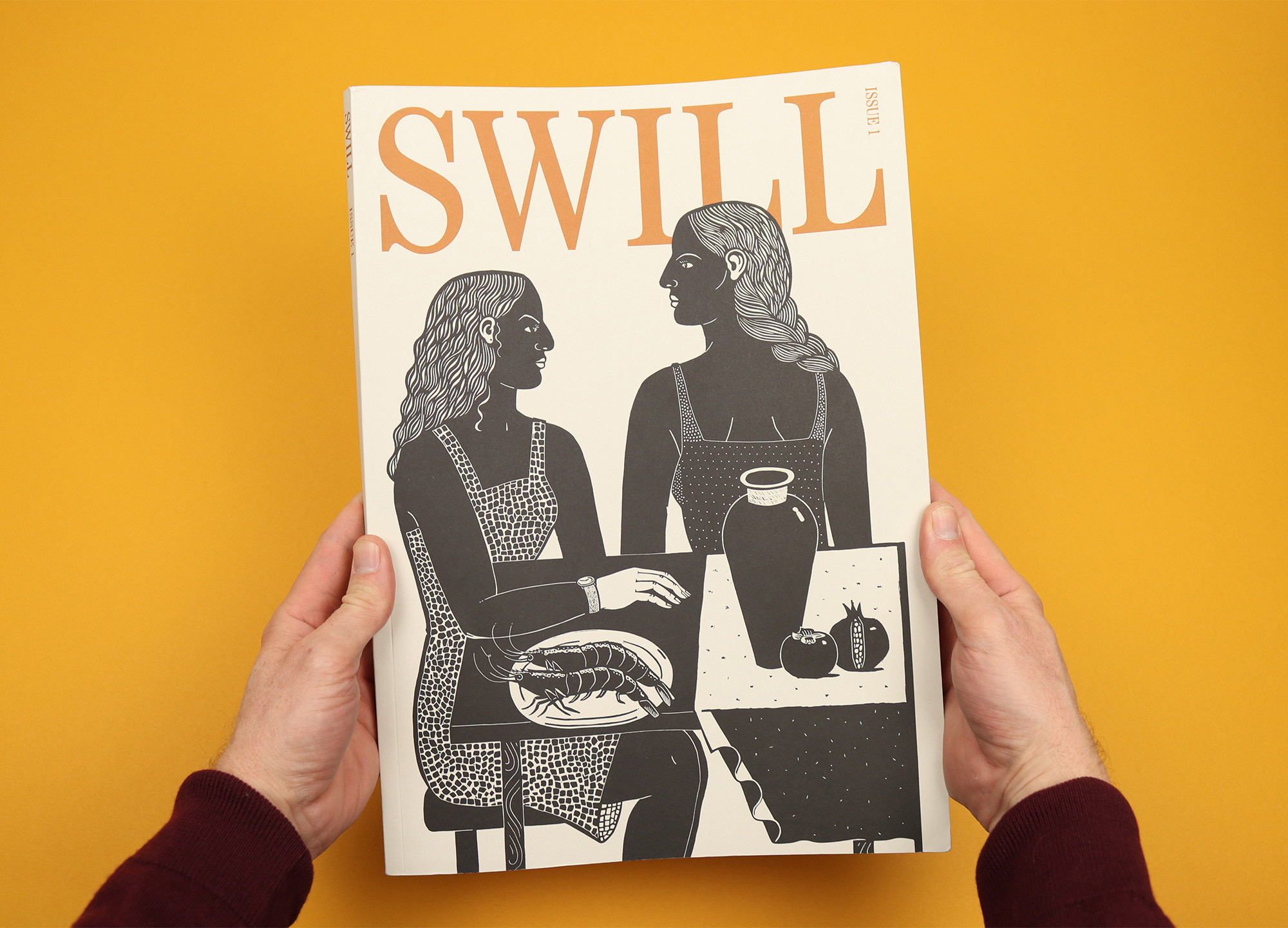 Swill magazine cover featuring a vibrant and playful design, capturing the essence of Australian food culture