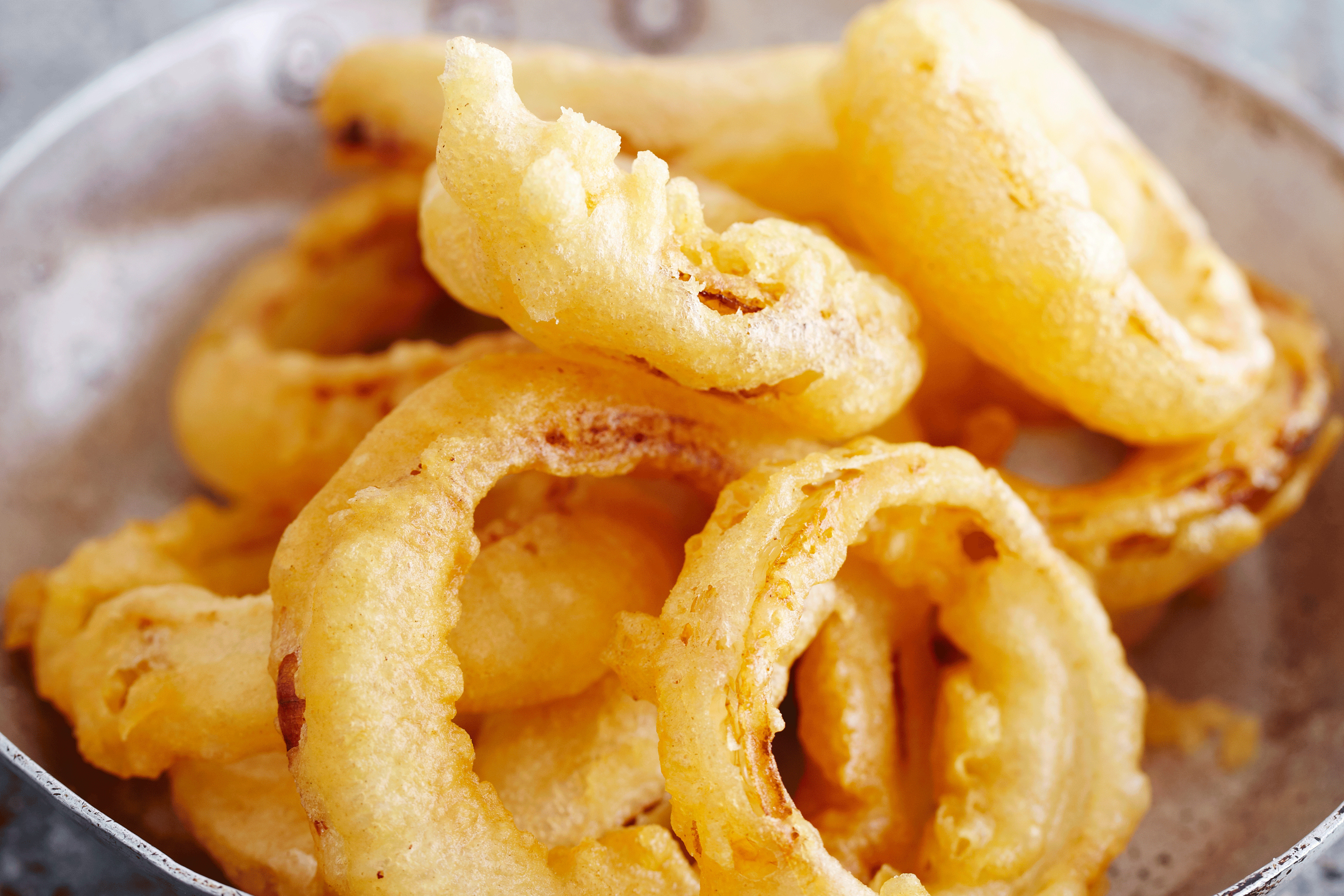 Crispy onion rings