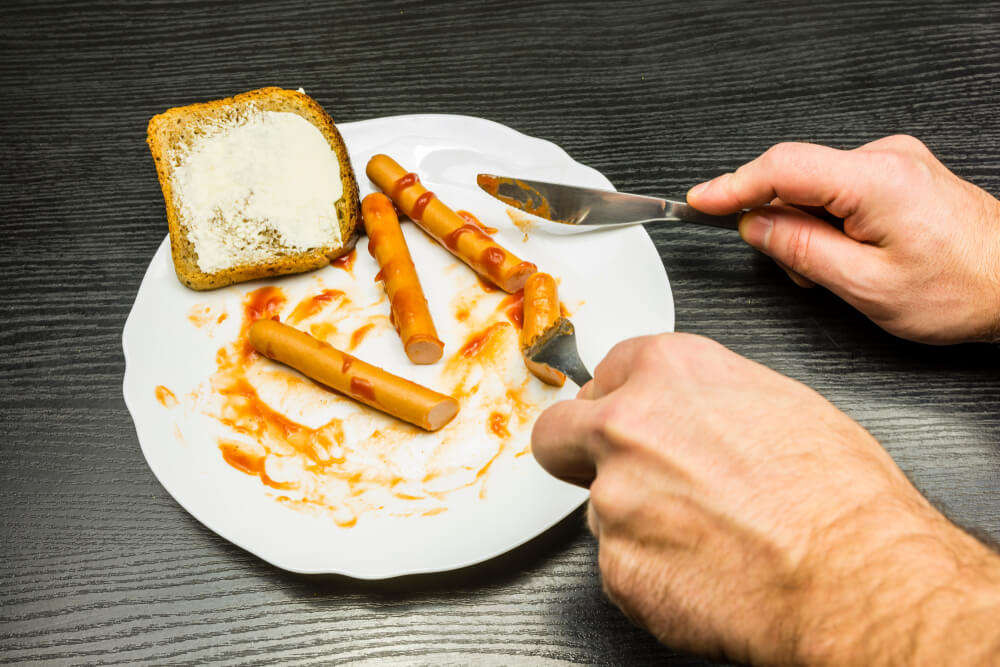 Indulge in Vienna sausage, an authentic Austrian food.