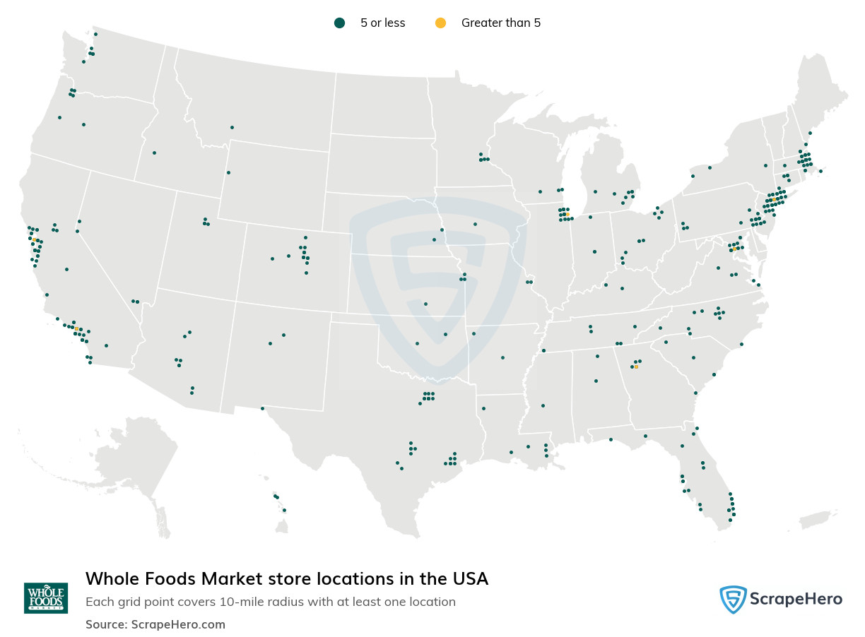 How Many Whole Foods Stores Are There In The United States?